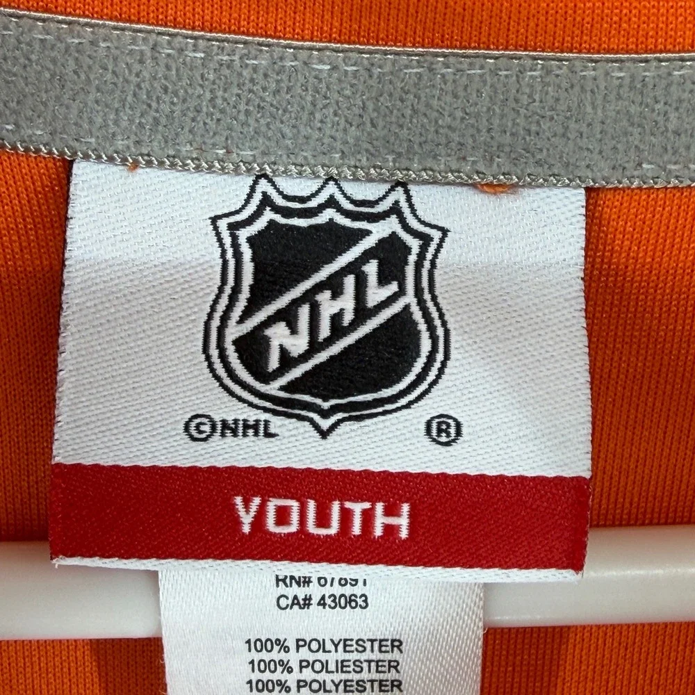 Youth Philadelphia Flyers NHL Orange Hoodie Pullover Sweatshirt XL‎ 18/20
